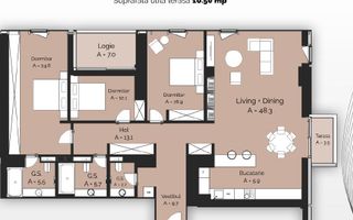 Apartament 4 camere CORTINA ELYSIUM I CESIUNE I COMISION 0% - Poză 2