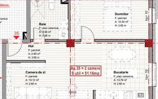 Apartament 2 camere, nou, finisat, mobilat și utilat complet - Poză 13