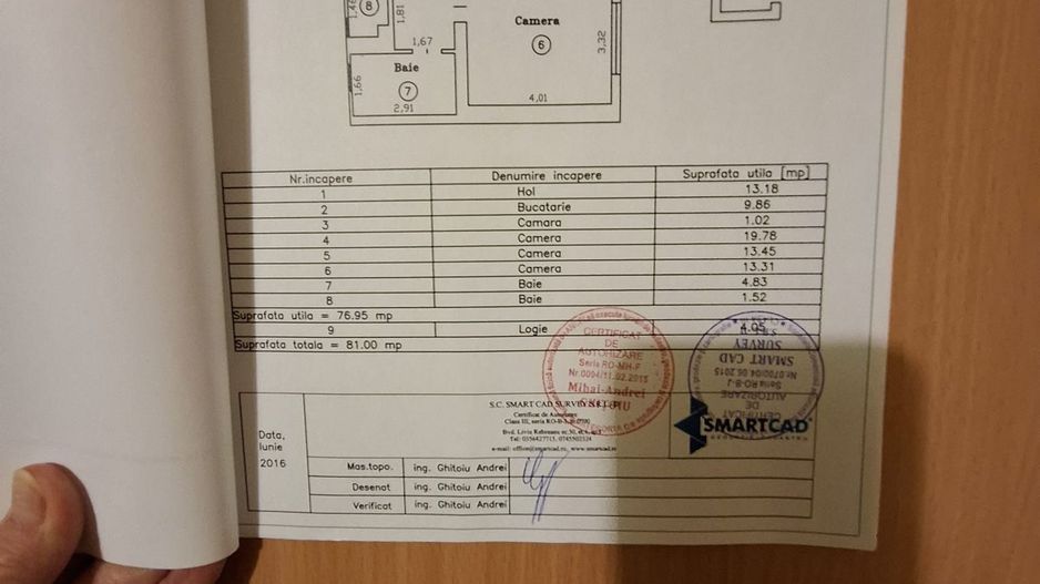 Tipografilor - Popa Sapca 3 camere, et 3, centrala gaz - Poză 33