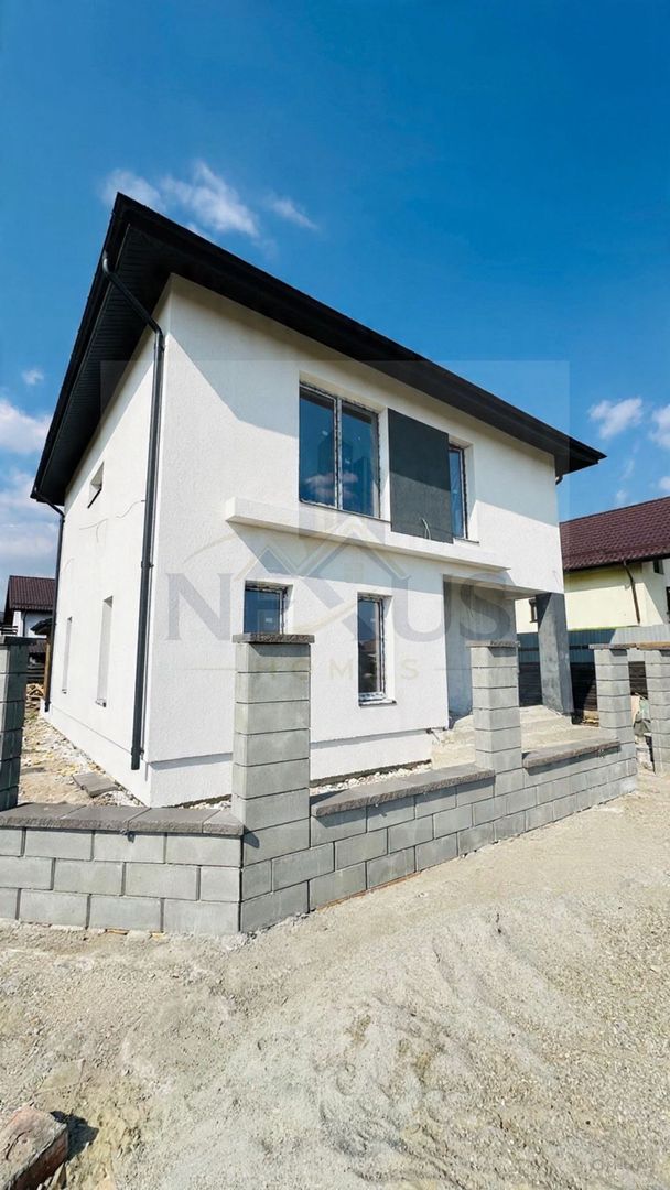 Casă P+1 (finalizare 2026) | 4 cam., 3 băi | 128mp utili | Teren 400mp - Poză 1