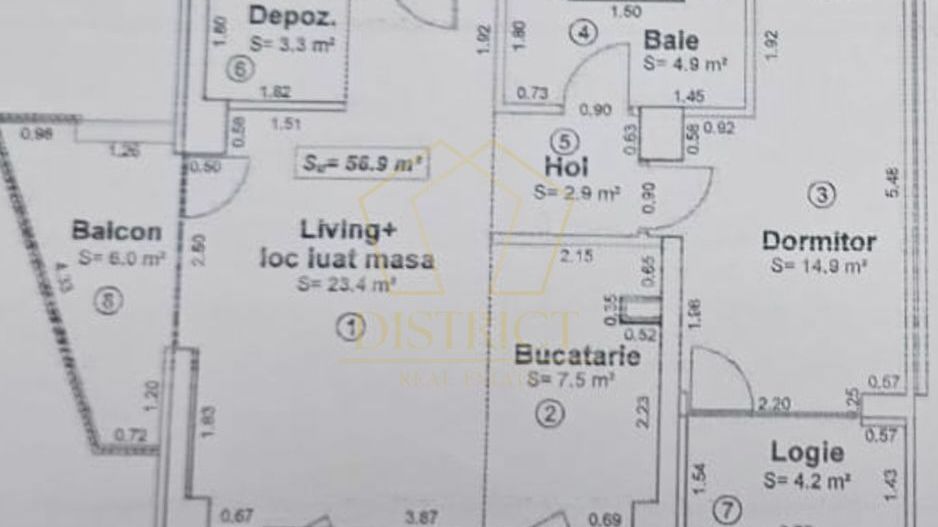 Com 0 | Apartament spatios cu 2 camere | XCity | Torontalului - Poză 11