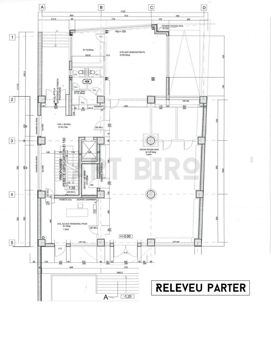 Zero comision, 220mp parter Grozavesti, parcare, metrou 1 minut mers - Schiță 12