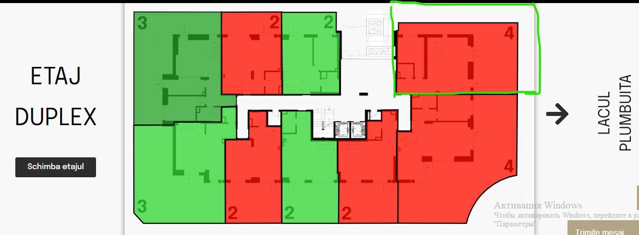 4 camere  Bloc Nou Rezidential Birouri L330 GranVia Lake View - Poză 3