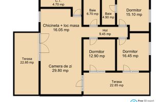 Casă modernă pe parter Bod | Teren 505 mp - Schiță 32