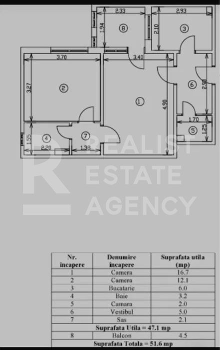 Vânzare, apartament cu 2 camere în zona Drumul Taberei - Poză 8