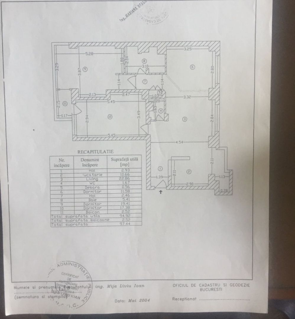 Apartament luminos lux | Stefan Cel Mare - Obor - Schiță 17