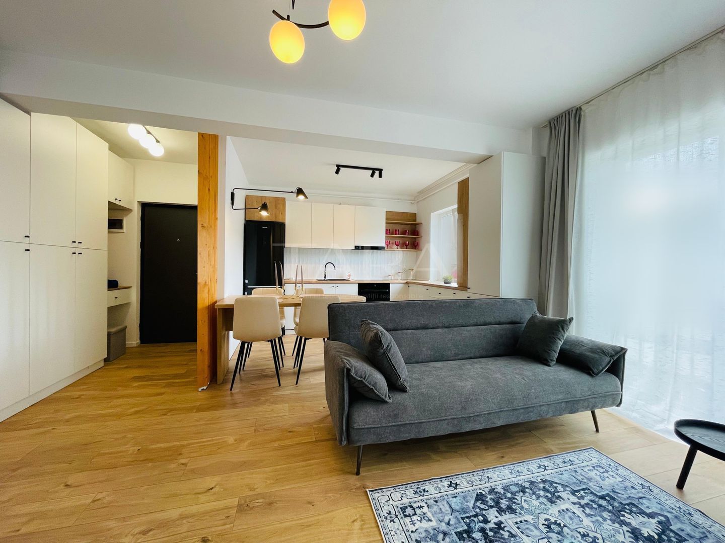Apartament cu 2 camere, nou, mobilat și utilat – Florești, zona Terra. - Poză 3