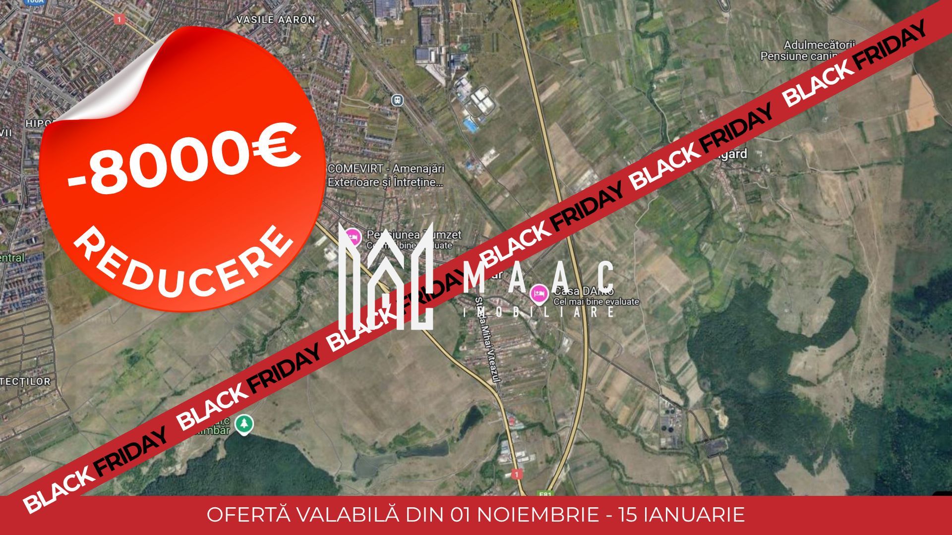 Black Friday Teren 500mp I Utilități I Investiție I Șelimbăr - Poză 1