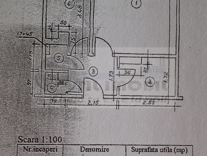 Hala Centrala - Centru Civic - Ap. 1 camera - 106.900 euro ! - Schiță 7