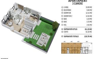 Comision 0% 3 camere Gradina | Prelungirea Ghencea | Latin - Poză 1