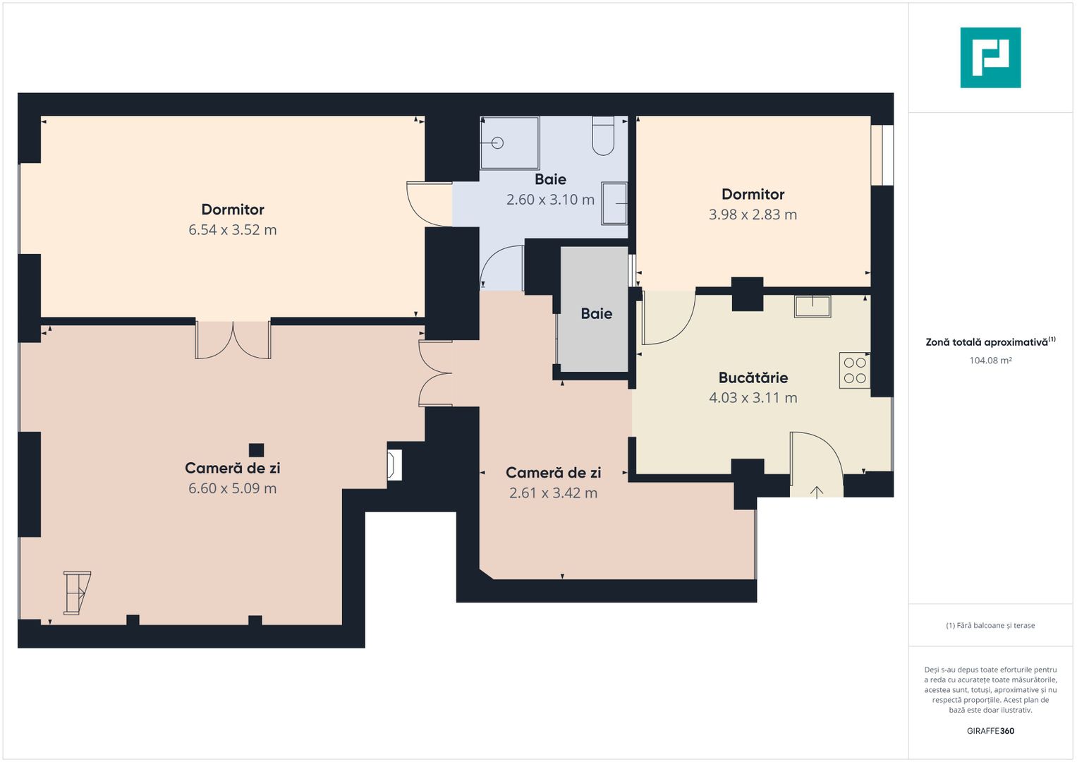 Apartament ultracentral cu 4 camere - Poză 9