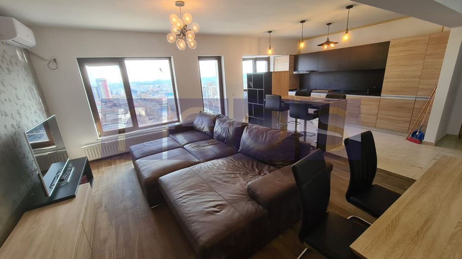 Apartament unicat 2 Camere ETAJ 15 | 75 mpu + Balc | Bucurestii Noi  | Mobilat - Poză 3