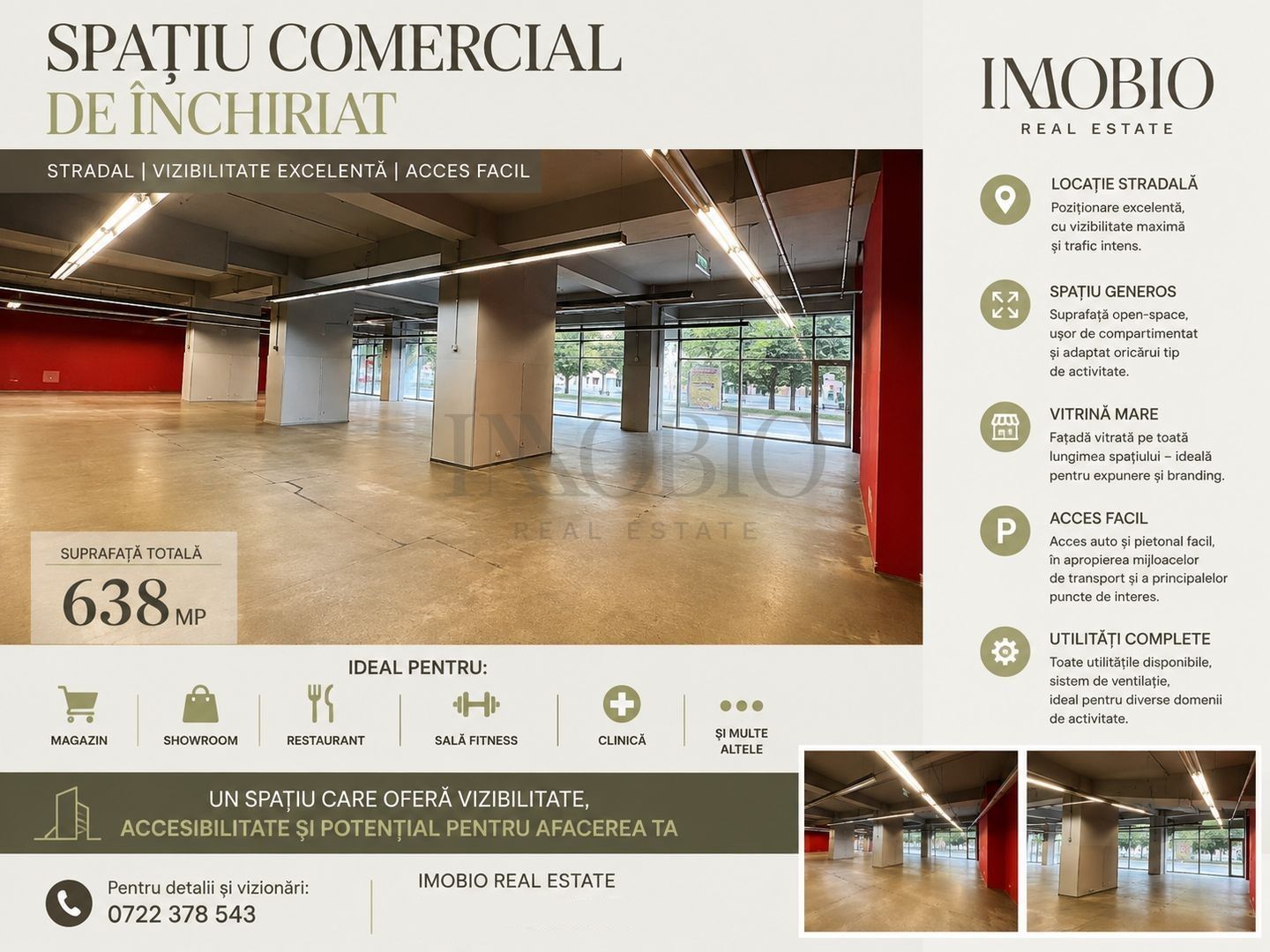Spațiu comercial excelent | Fost Mega Image - Poză 1