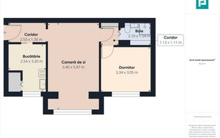 Apartament cu două camere zona gării - Poză 8