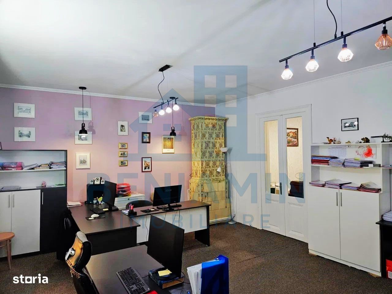 Spatiu birouri Dragalina Ulmului 100mp stradal cu intrare separata - Poză 8