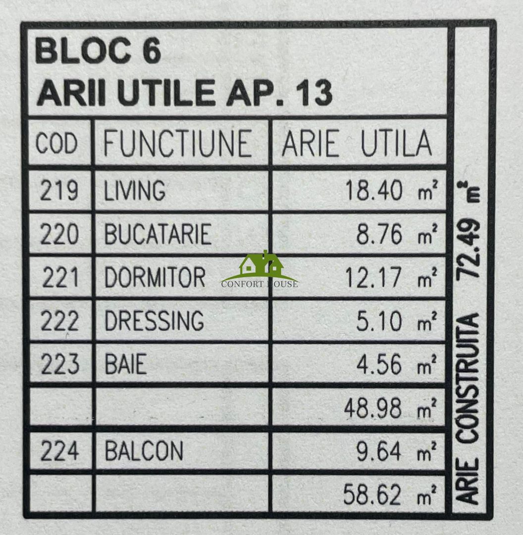 Apartament 2 camere, bloc nou, P+3, Ap.13, Et.2, Bl.6 - CP2462256 - Poză 5