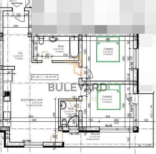 Apartament cu 3 camere/76 mp/CF/Calea Baciului! - Poză 2