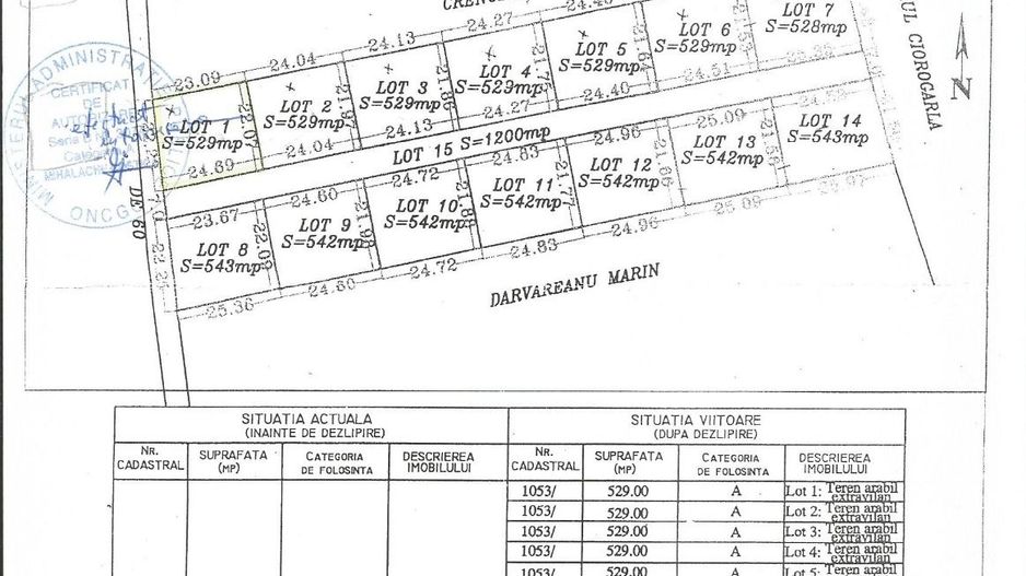 Stradal- Utilitati- Liziera Ciorogarla - Strada Sacamilor - Schiță 10