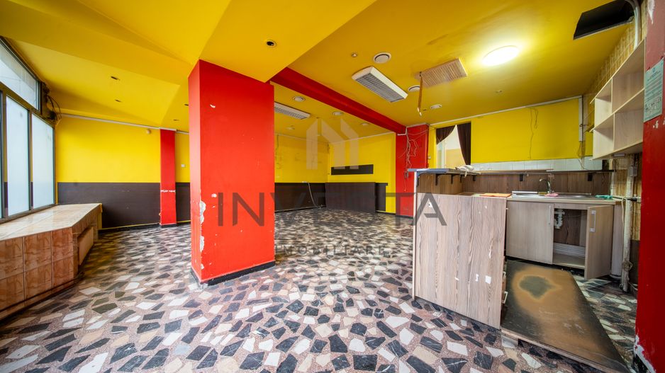 Spatiu comercial de inchiriat -  compartimentat - 125 mp – Manastur - Poză 3