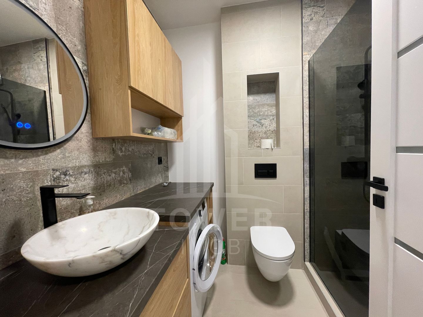 Apartament 2 camere decomandat,et 1-55mp,mobilat,6mp balcon,zona Brana-Selimbar - Poză 9