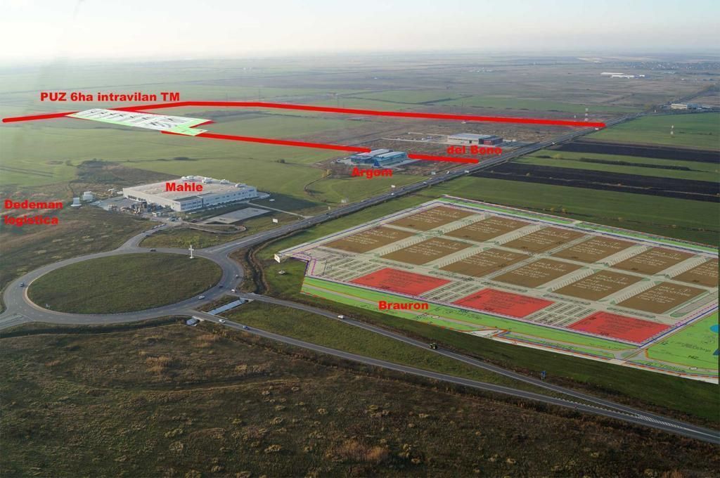 Teren Industrial cu PUZ zona Mahle - Poză 1