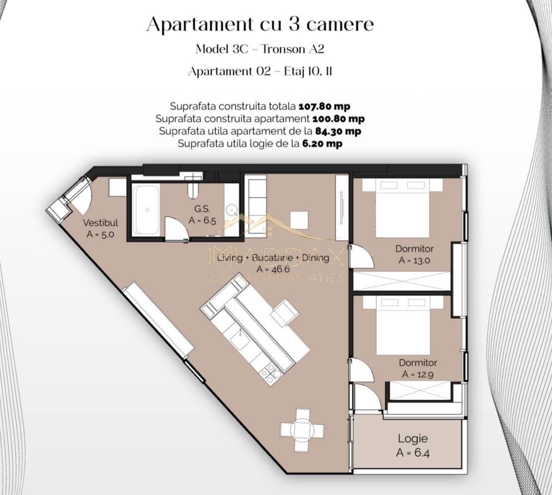 Proiect rezidențial // Apartamente 1-5 camere // Finalizare 2026 - Poză 61