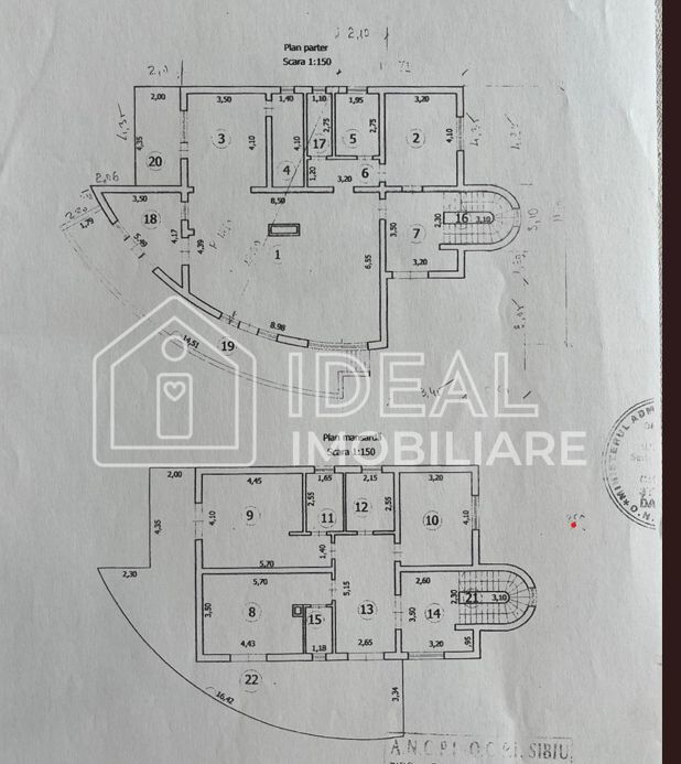 Casă deosebită, cu 5 camere, cu teren de 1132 mp – Cisnădioara - Schiță 27