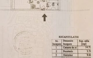 Decomandat 2 camere renovat complet Mega Mall - Schiță 8