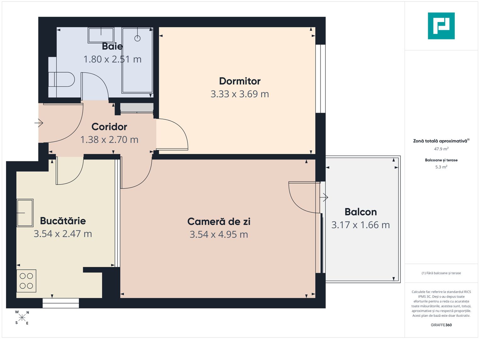 Apartament 2 camere | Nusco City Faza 2 - Poză 6