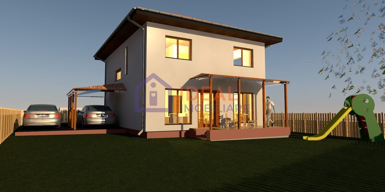 Casa Individuala cu 4 camere si garaj, in zona Lidl Selimbar - Poză 8