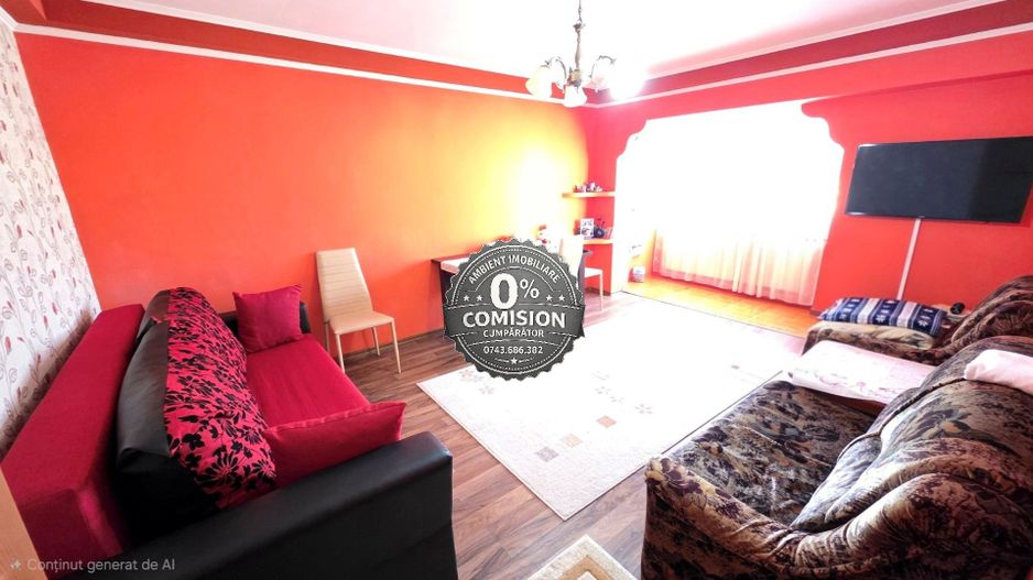 Apartament cu 3 camere, etaj 4, mobilat, VASLUI zona CENTRU - BIG; - Poză 5