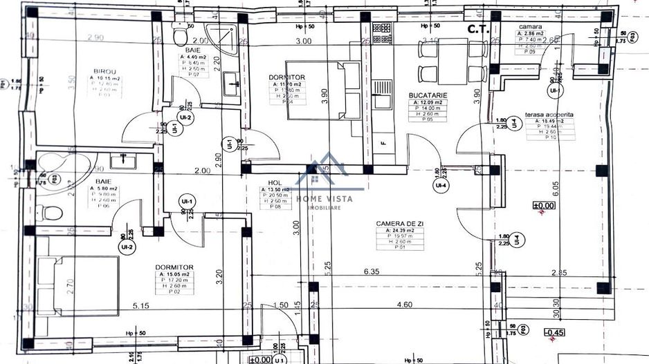 Casa noua  | teren 641 mp | Curtea de Arges (Noaptes) – Baiculesti - Schiță 5