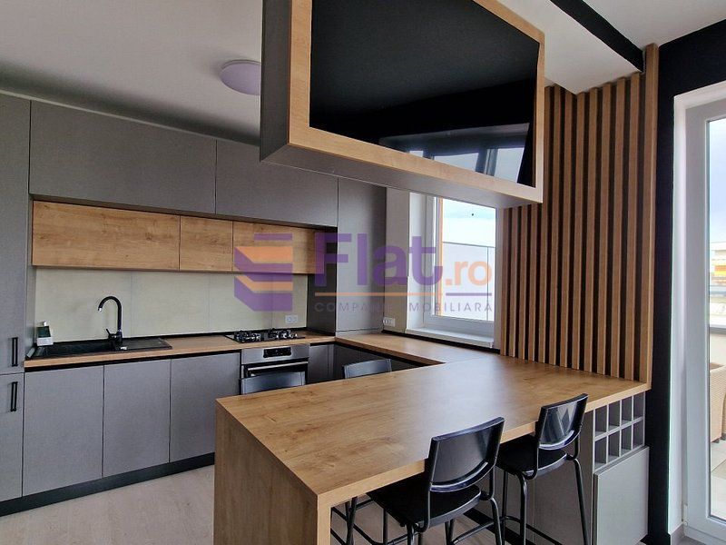 Penthouse de închiriat | 2 camere | Coresi – Tractorul | Terasă 50 mp - Poză 3