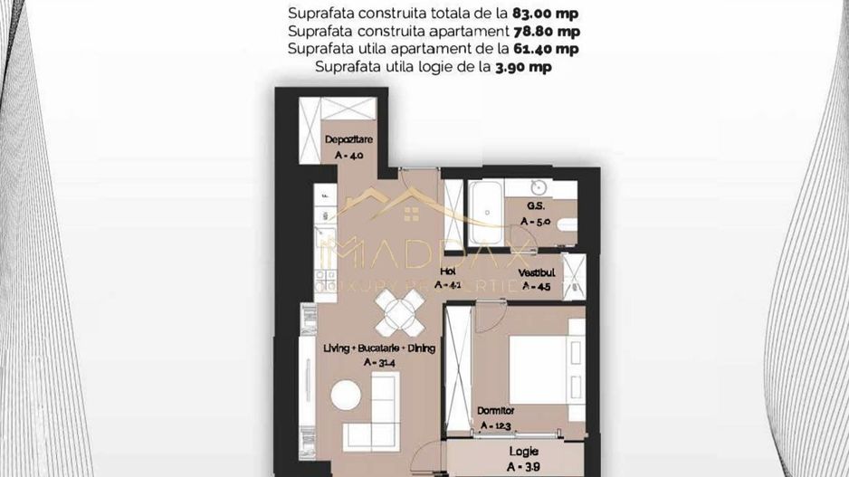 Proiect rezidențial // Apartamente 1-5 camere // Finalizare 2026 - Poză 46