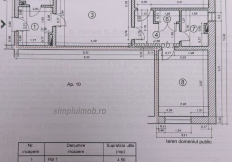 3 camere mobilat renovat Colentina - Schiță 9