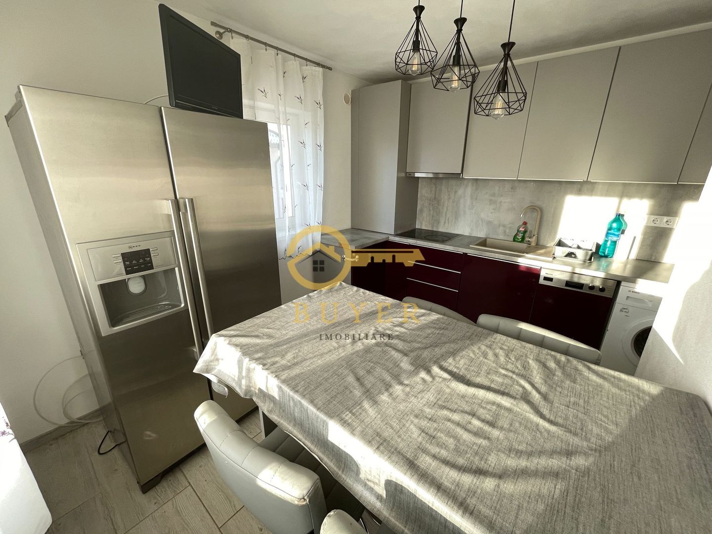 Apartament cu 2 cam la etajul 1, complet mobilat si utilat, balcon - Poză 10