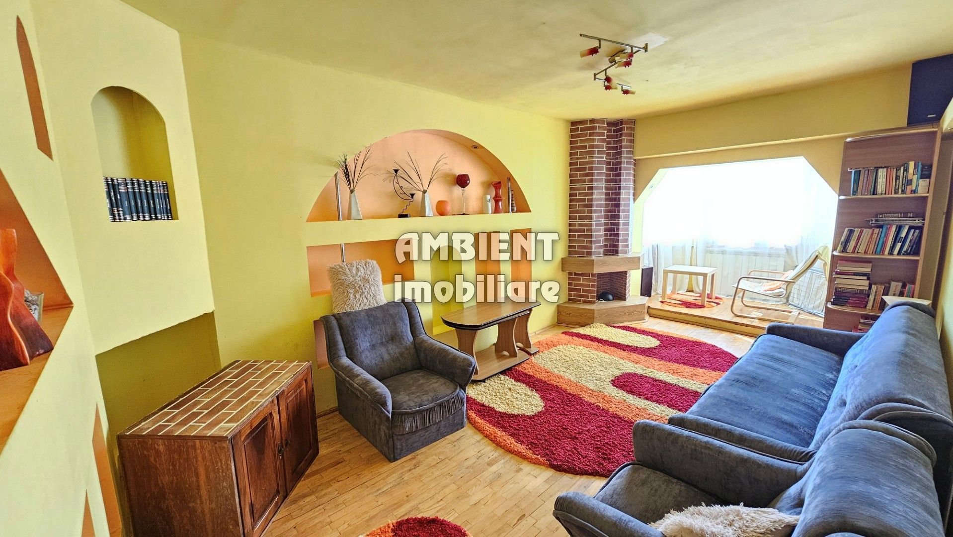 Apartament cu 4 camere, etaj 2, mobilat și utilat, zona TRAIAN; - Poză 2