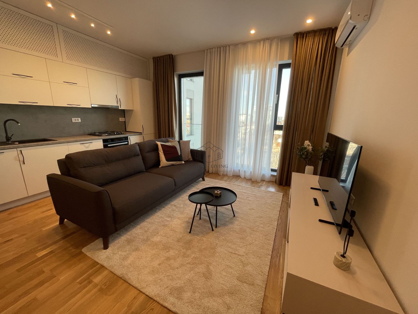 APARTAMENT NOU NOUT LA INCHIRIERE CU 2 CAMERE IN STRAULESTI - Poză 2