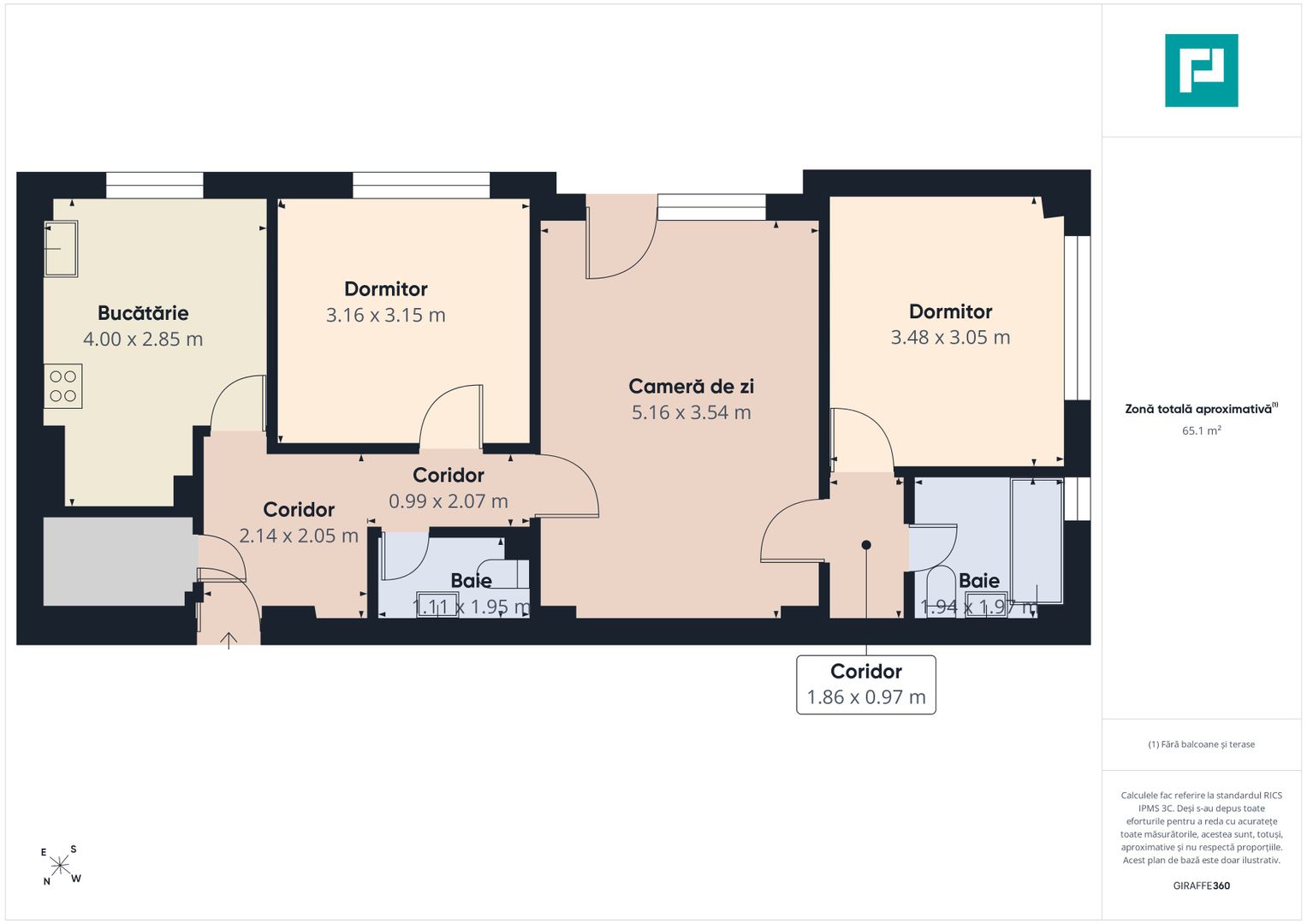 Apartament cu 3 camere, în orașul Sebiș, Arad - Poză 6