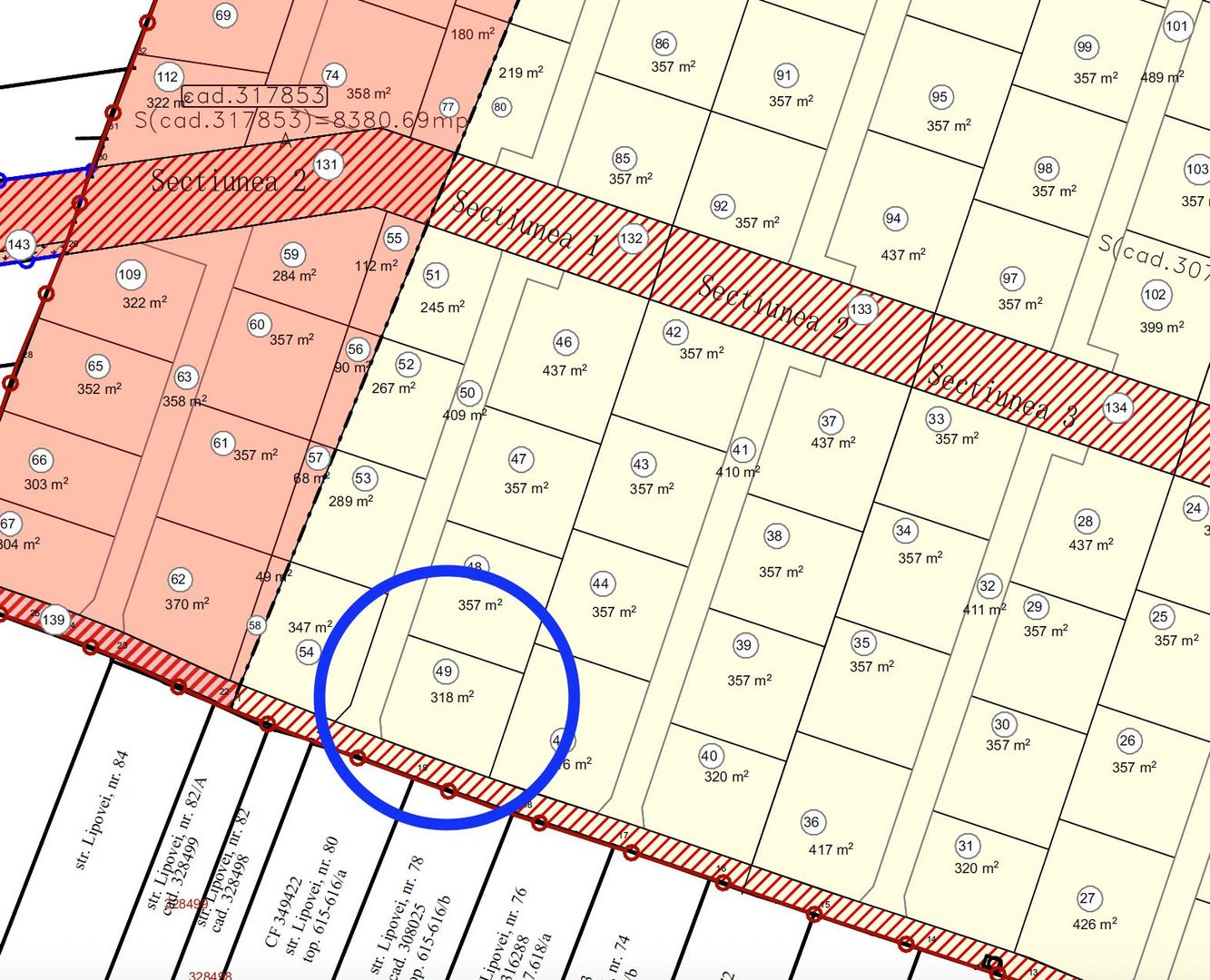 Pe colt cu 2 fronturi Super teren intravilan in Micalaca Parcela 49 - Poză 1