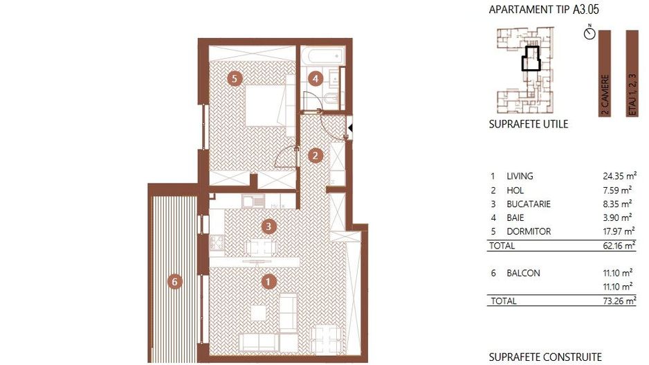 Apartament spatios 2 camere I Zona Barbu Vacarescu I Imobil nou - Poză 13