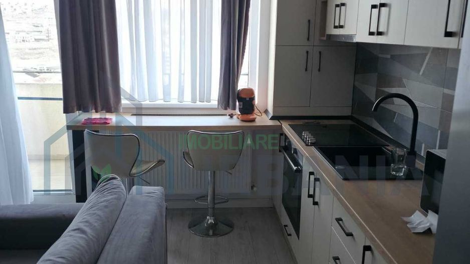 Apartament 2 camere open space, mobilat și utilat, Bucium-Visani, 45 mp, etaj 3/5, loc de parcare - Poză 3