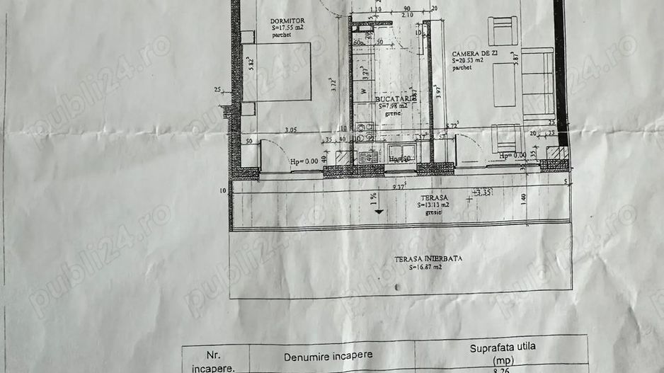 Persoana fizica vând Apartament 2 camere, 60 mp utili + terasă 30 mp - Poză 11