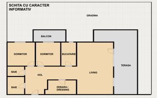 Apartament 3 camere cu terasa, gradina si parcare subterana si boxa - Poză 1