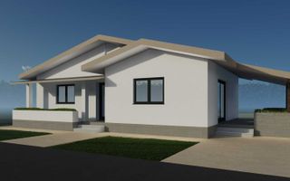 Casă individuală de vânzare, 3 camere, teren 400 mp – Ciurbești, Miroslava - Poză 1