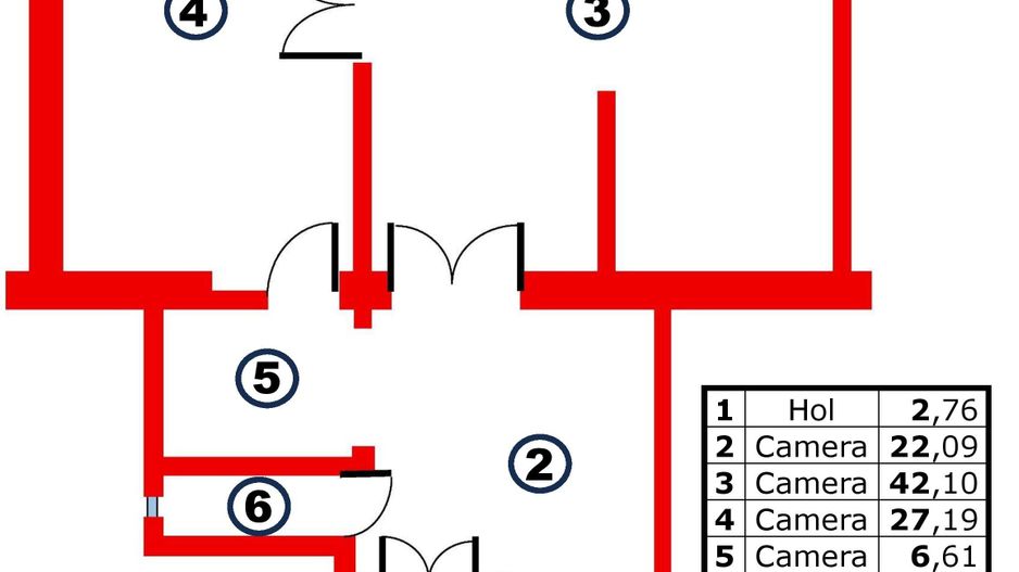 Birou 103 mp, 4 camere, ultracentral, str.I.Vulcan, Oradea, INCHIRIERE - Poză 14