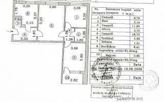 Apartament 3 Camere Vanzare | Etaj 1/4 | Drumul Taberei | Anvelopat - Schiță 26