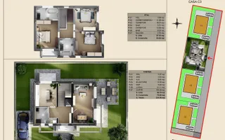 Vila individuala 4 camere locatie Popesti Leordeni - Poză 15