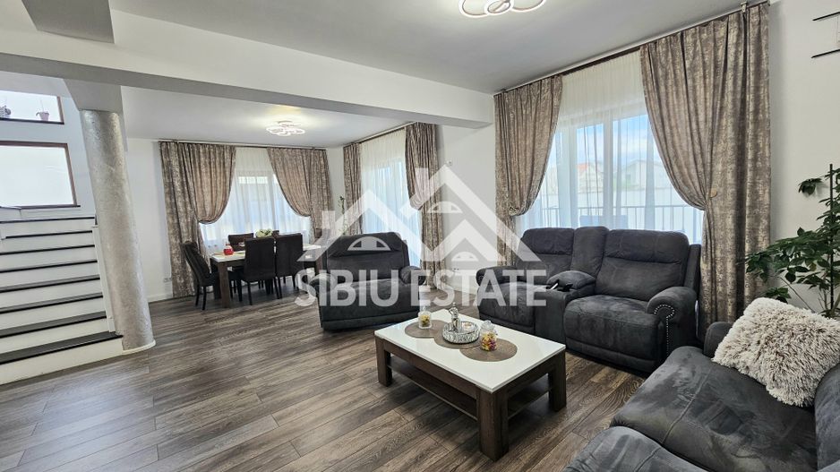 Casa 4 camere Sibiu dotari bune, pivnita, terasa - Poză 5