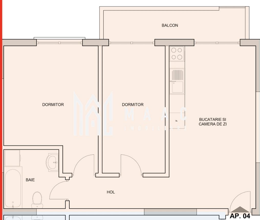 APARTAMENT 3 CAMERE | 365€/LUNĂ | RATE DEZVOLTATOR I COMISION 0% - Poză 7